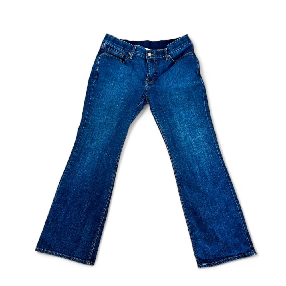 Levi's 525 Perfect Waist Bootcut Jeans - Medium Wash, Stretch Waist, Size 12P